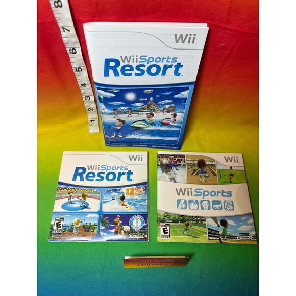 Nintendo Wii Sports & Sports Resort Sealed Cardboard Sleeve Games